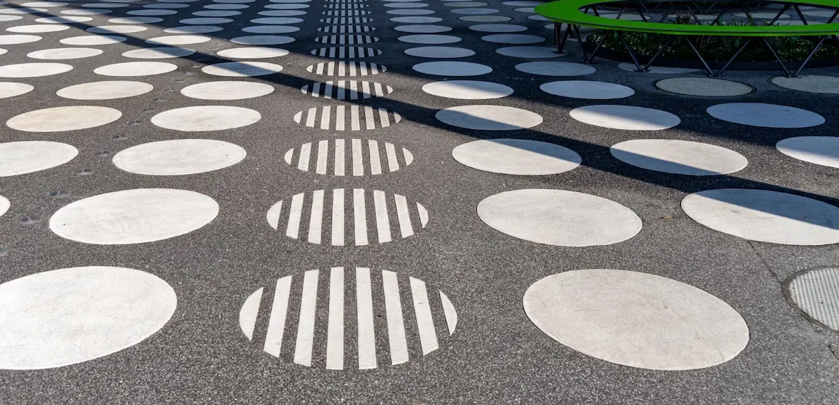 Model Paving Block Berbentuk Lingkaran